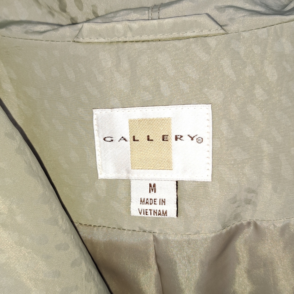 Gallery Light Gray Textured Coat - Picture 9 of 9